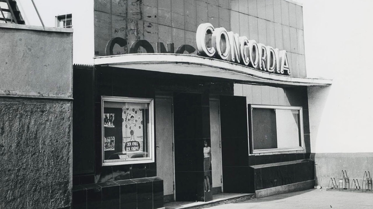 Eingang mit Concordia-Schriftzug (Archiv)
