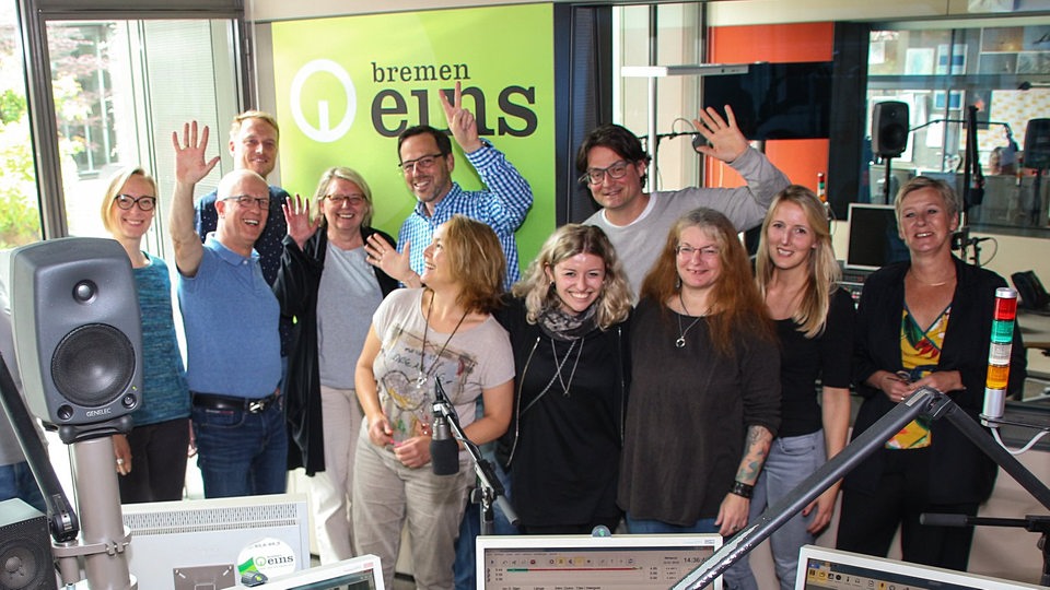 Bremen-Eins-Team im Studio
