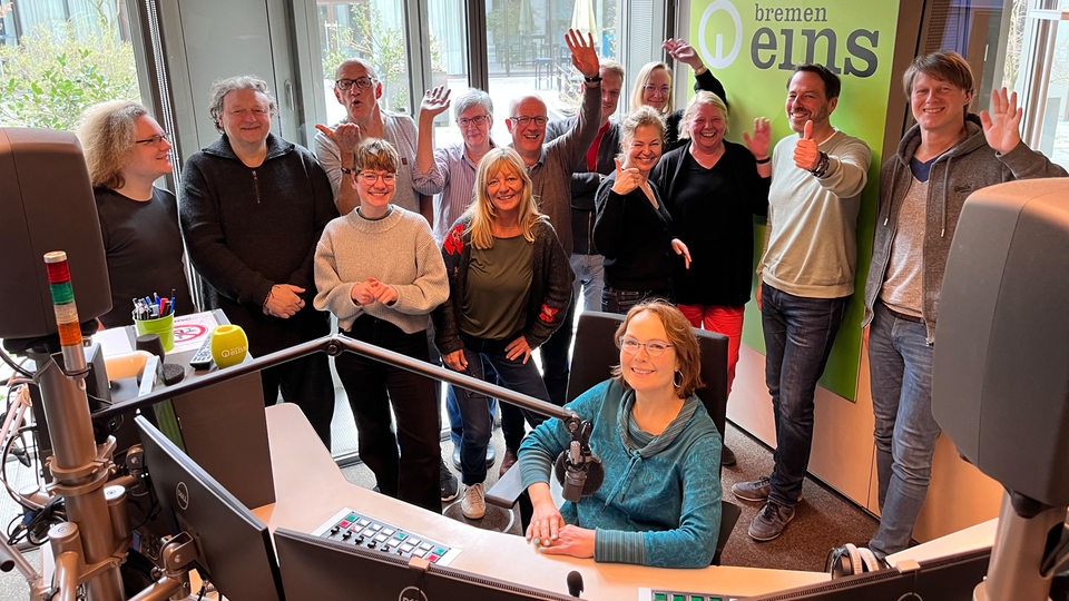 Bremen-Eins-Team im Studio
