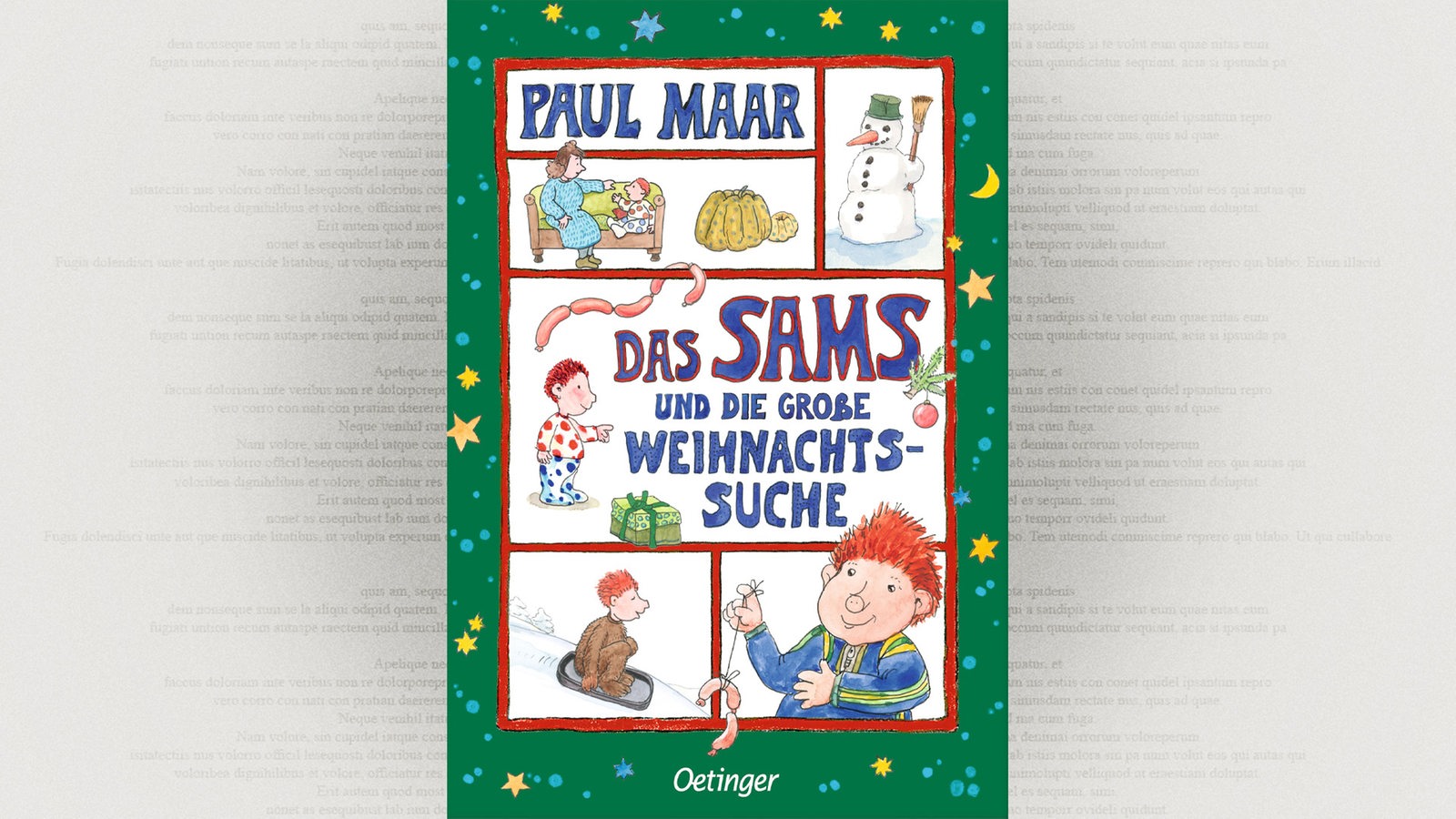 Buchcover - Das Sams und die große Weihnachtssuche