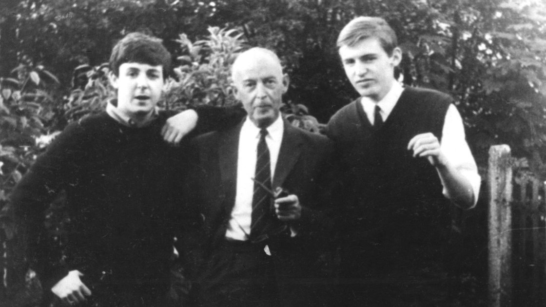 Paul McCartney mit seinem Vater Jim