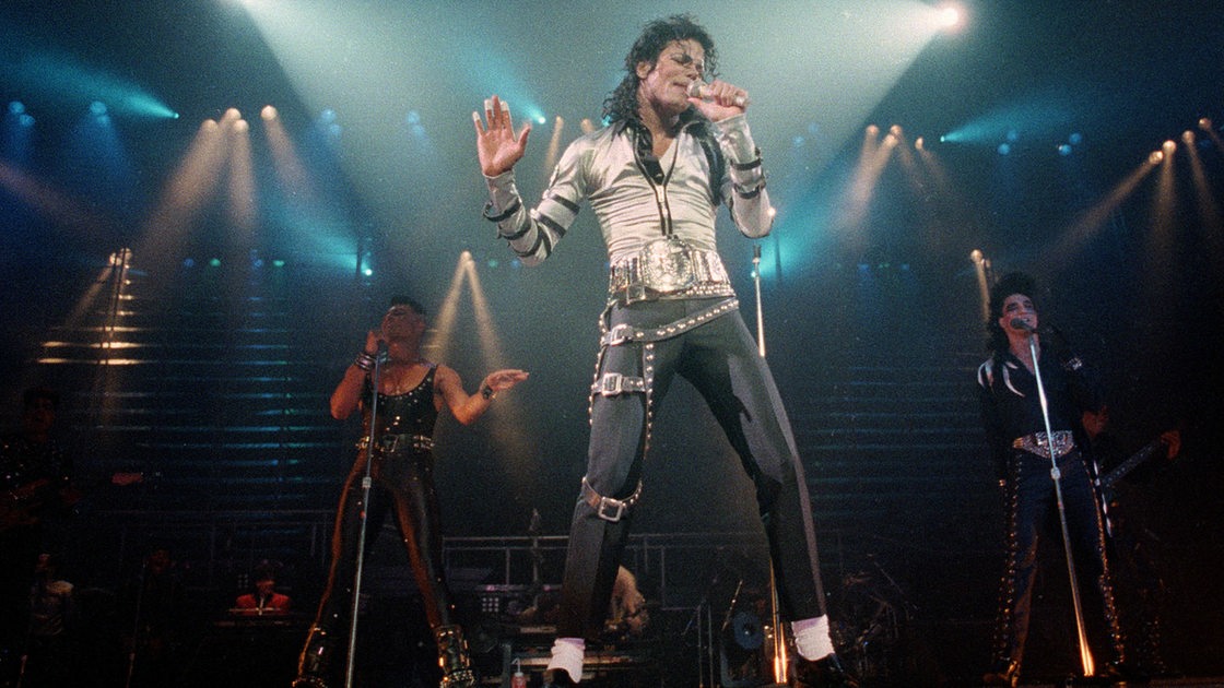 Michael Jackson auf der Bühne am 13. November 1988 in Los Angeles.