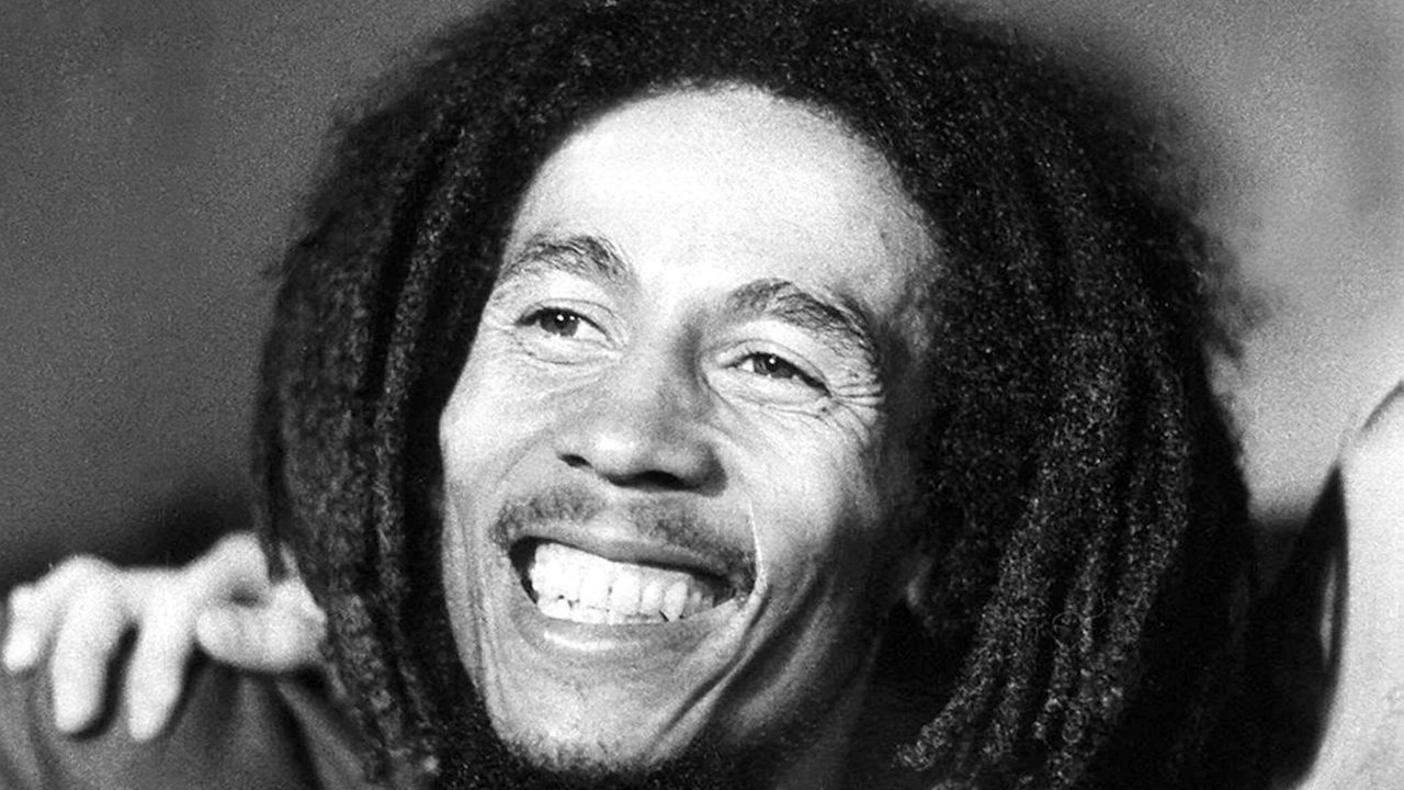 Der jamaikanische Reggae-Musiker Bob Marley im Jahr 1976