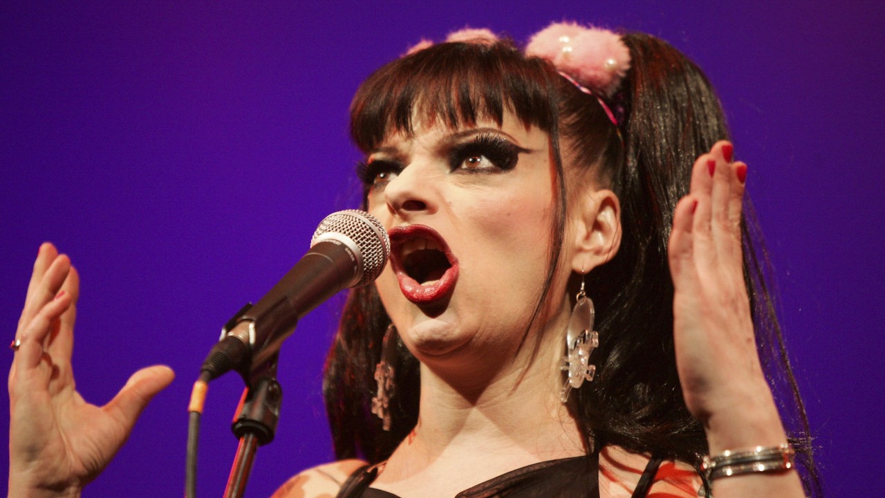 Nina Hagen bei einem Auftritt