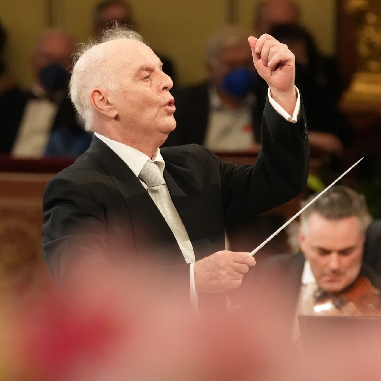 Dirigent Daniel Barenboim während eines Konzerts in Wien 2022 (Archivbild)