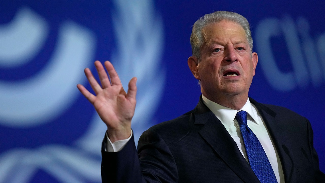Al Gore auf der Klimakonferenz in Glasgow 2021