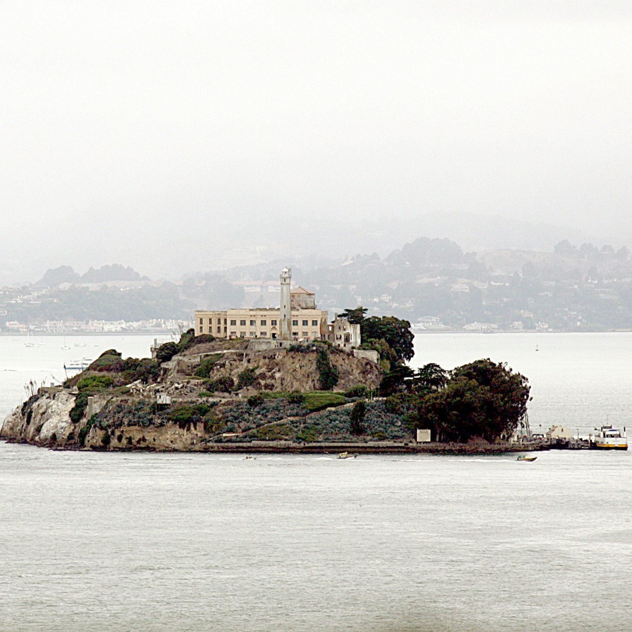 Blick auf Alcatraz Island in San Francisco