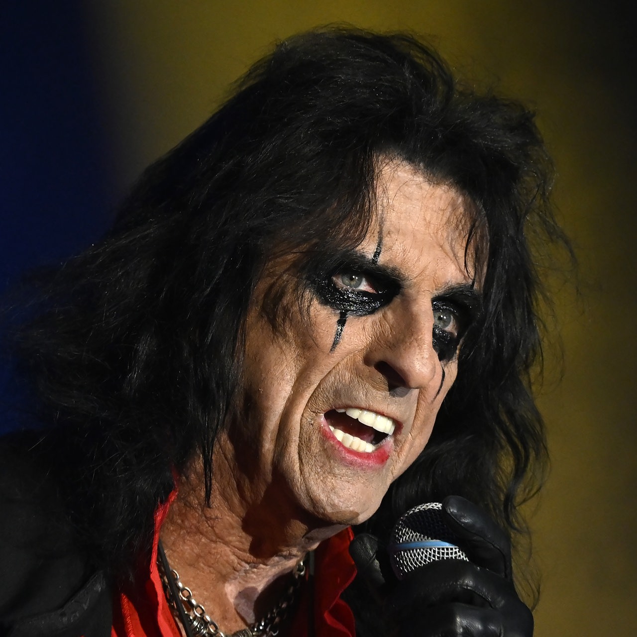 Alice Cooper 2022 während eines Konzerts in Wien