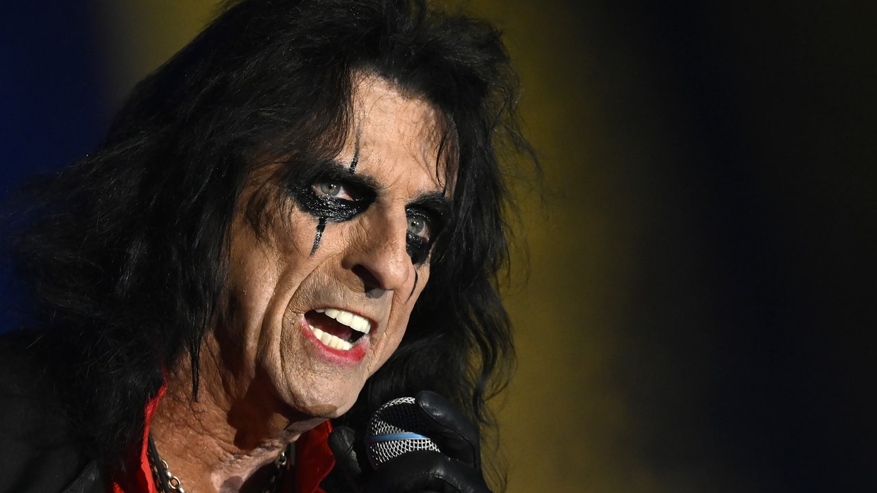 Alice Cooper 2022 während eines Konzerts in Wien