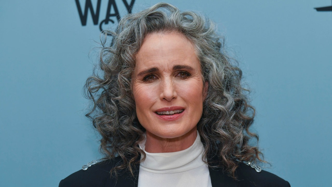 Porträt von Andie MacDowell Januar 2023