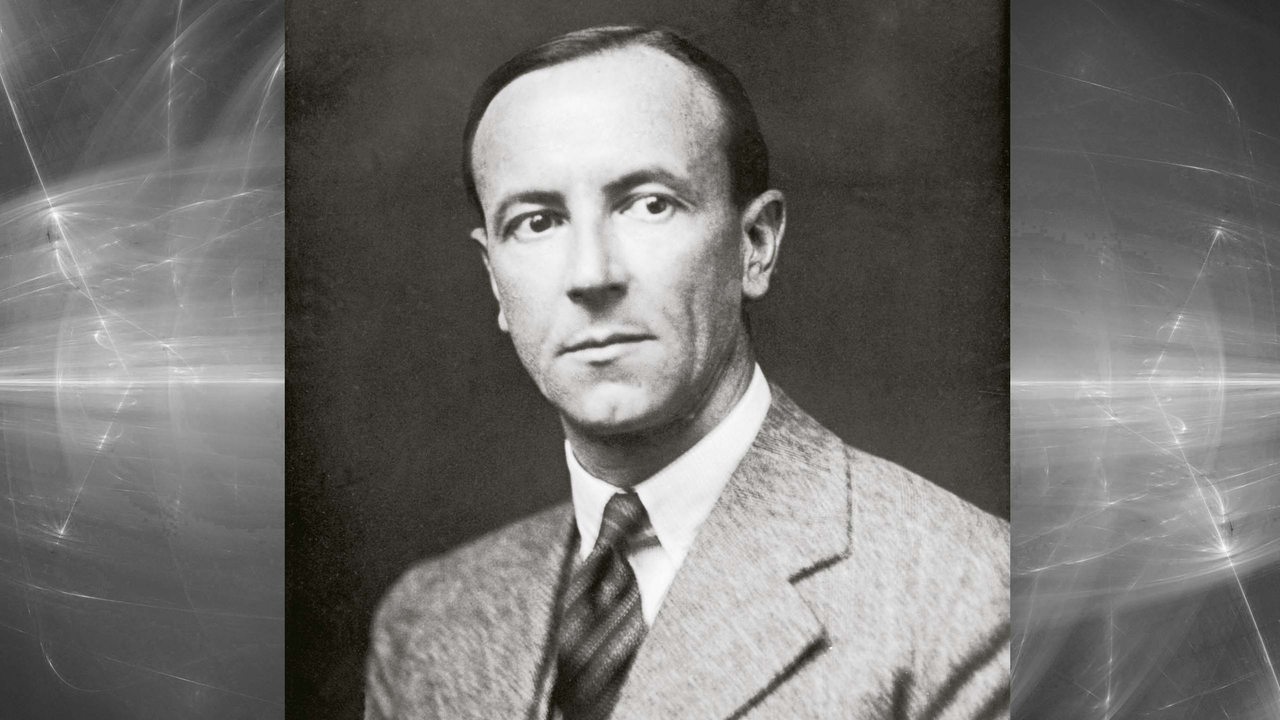 Porträt von James Chadwick aus dem Jahr 1935