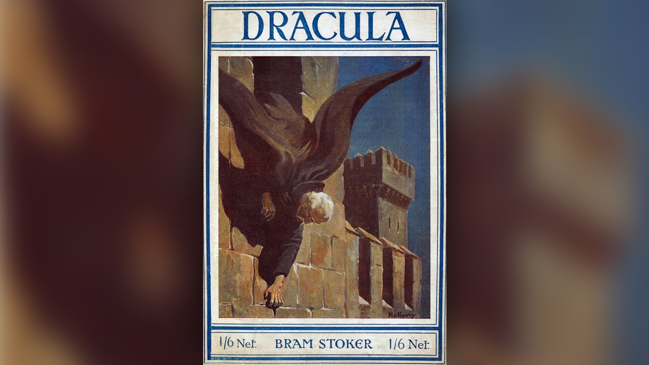 Buchcover des 1897 erschienenen Roman "Dracula" von Bram Stoker