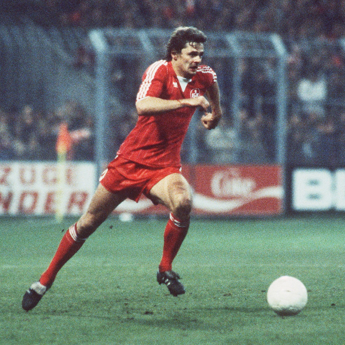 Lutz Eigendorf spielt Fußball 1983 für den 1.FCK