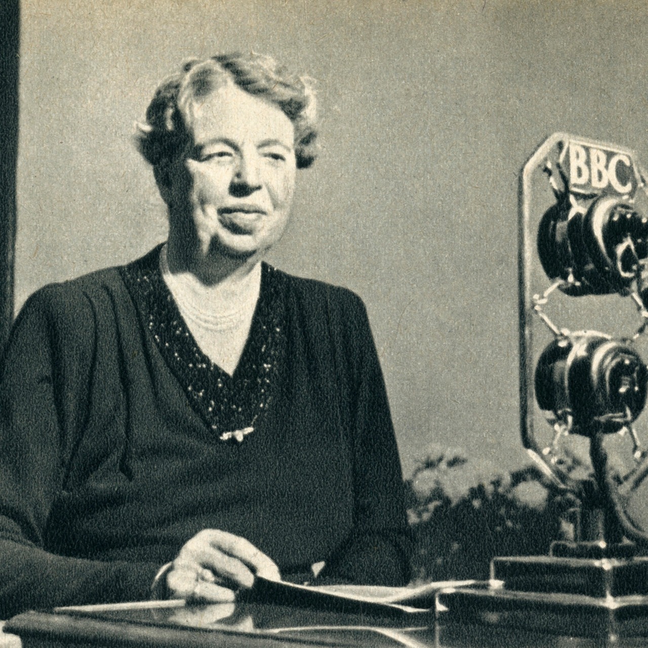 Eleanor Roosevelt 1942 bei der BBC