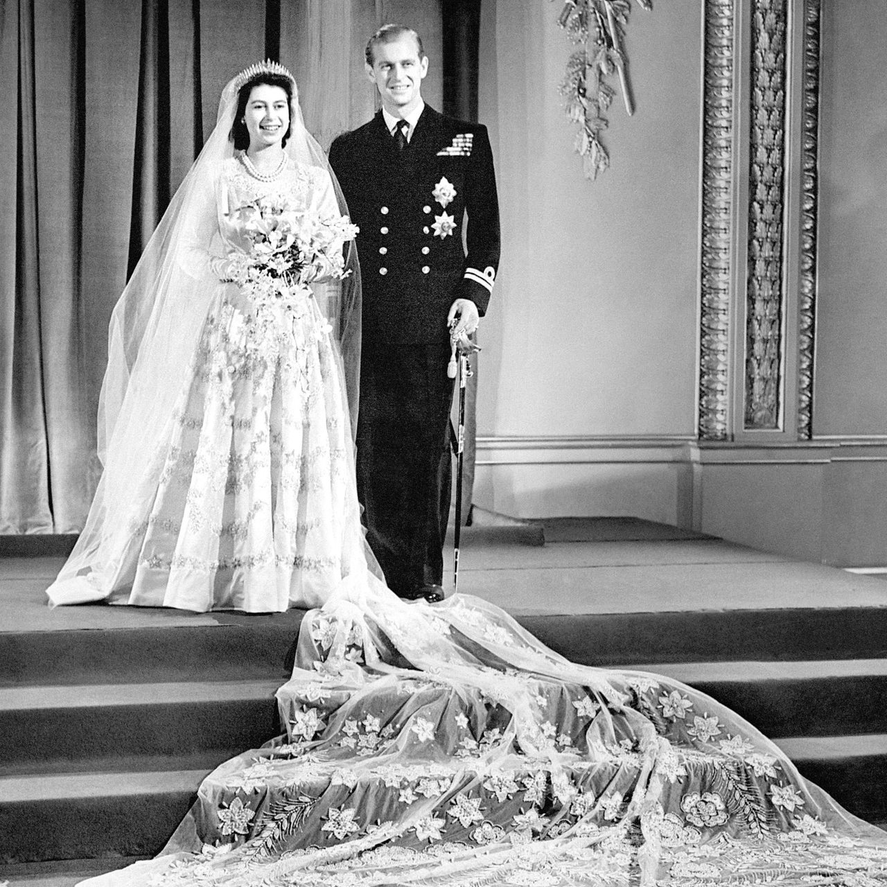 Die Hochzeit von Prinzessin Elizabeth und Philip Mountbatten