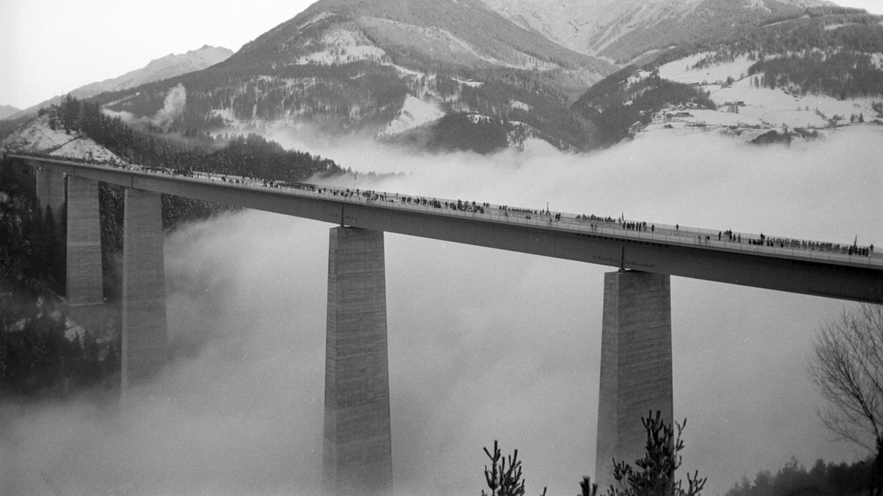 Die 1963 Europabrücke bei Innsbruck (Archivbild)