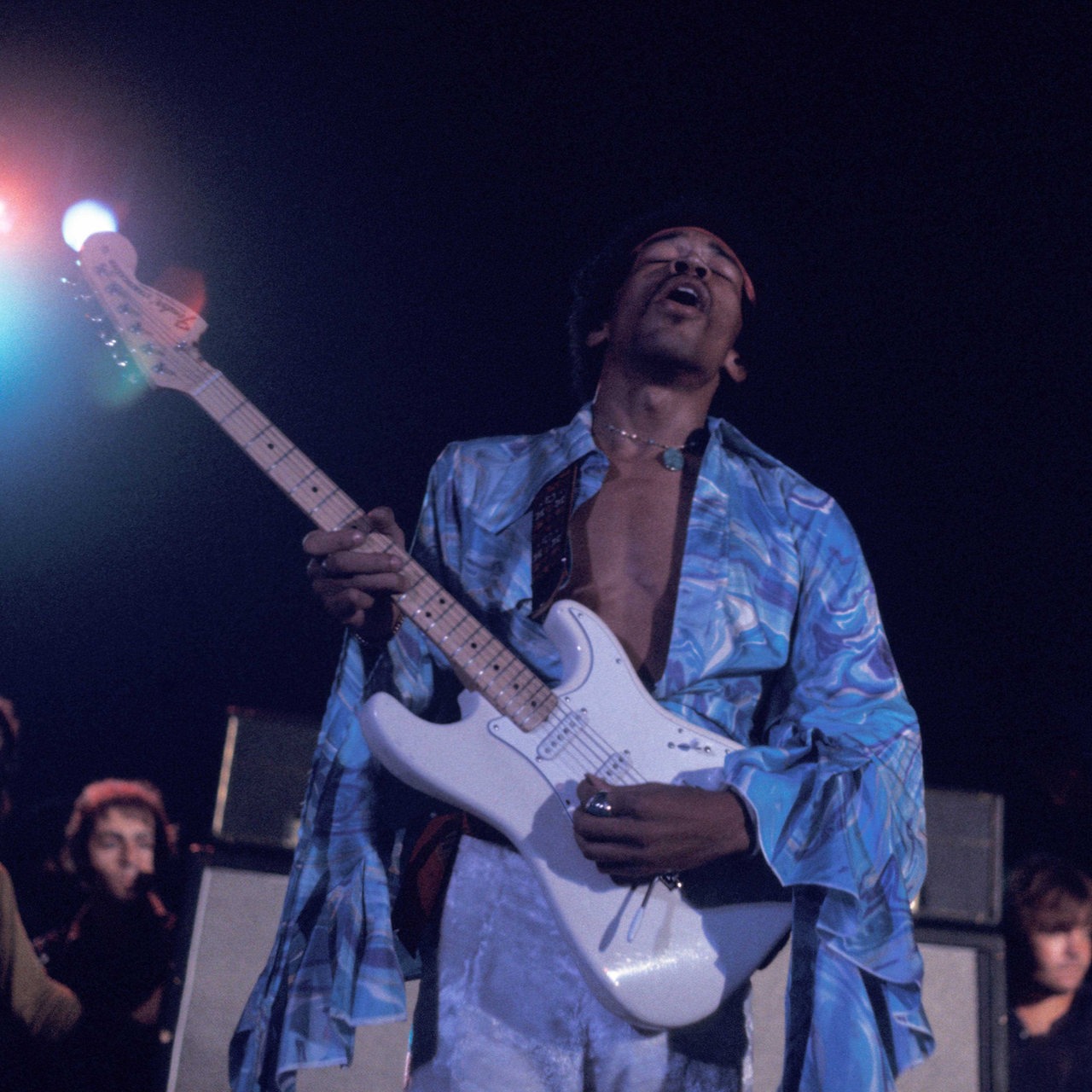 Jimi Hendrix bei einem Auftritt im Jahre 1970 (Archivbild)