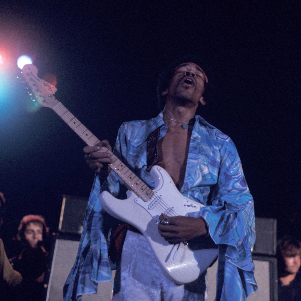 Jimi Hendrix bei einem Auftritt im Jahre 1970 (Archivbild)