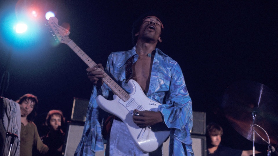 Jimi Hendrix bei einem Auftritt im Jahre 1970 (Archivbild)