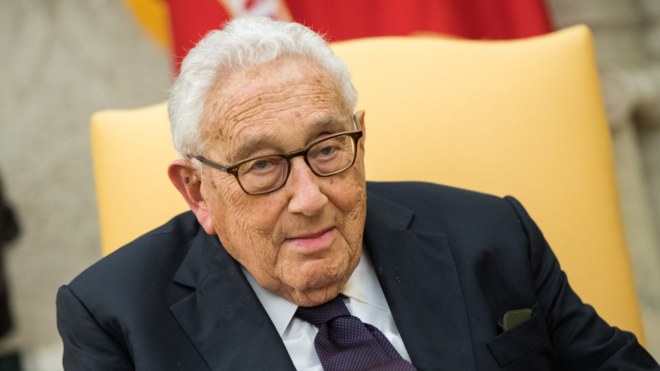 Der ehemalige US-Außenminister Henry Kissinger im Jahre 2017