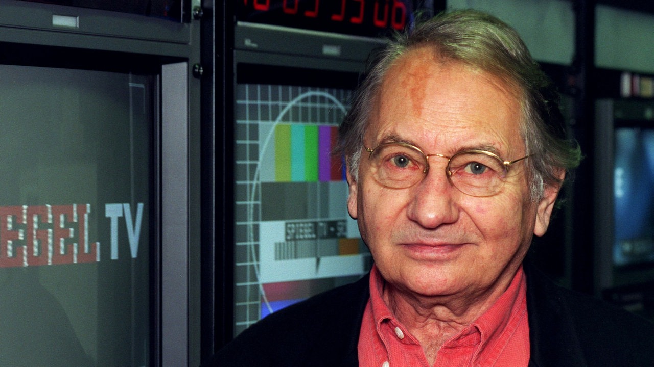 Der Journalist Horst Stern 1997 im Studio von Spiegel-TV (Archivbild)