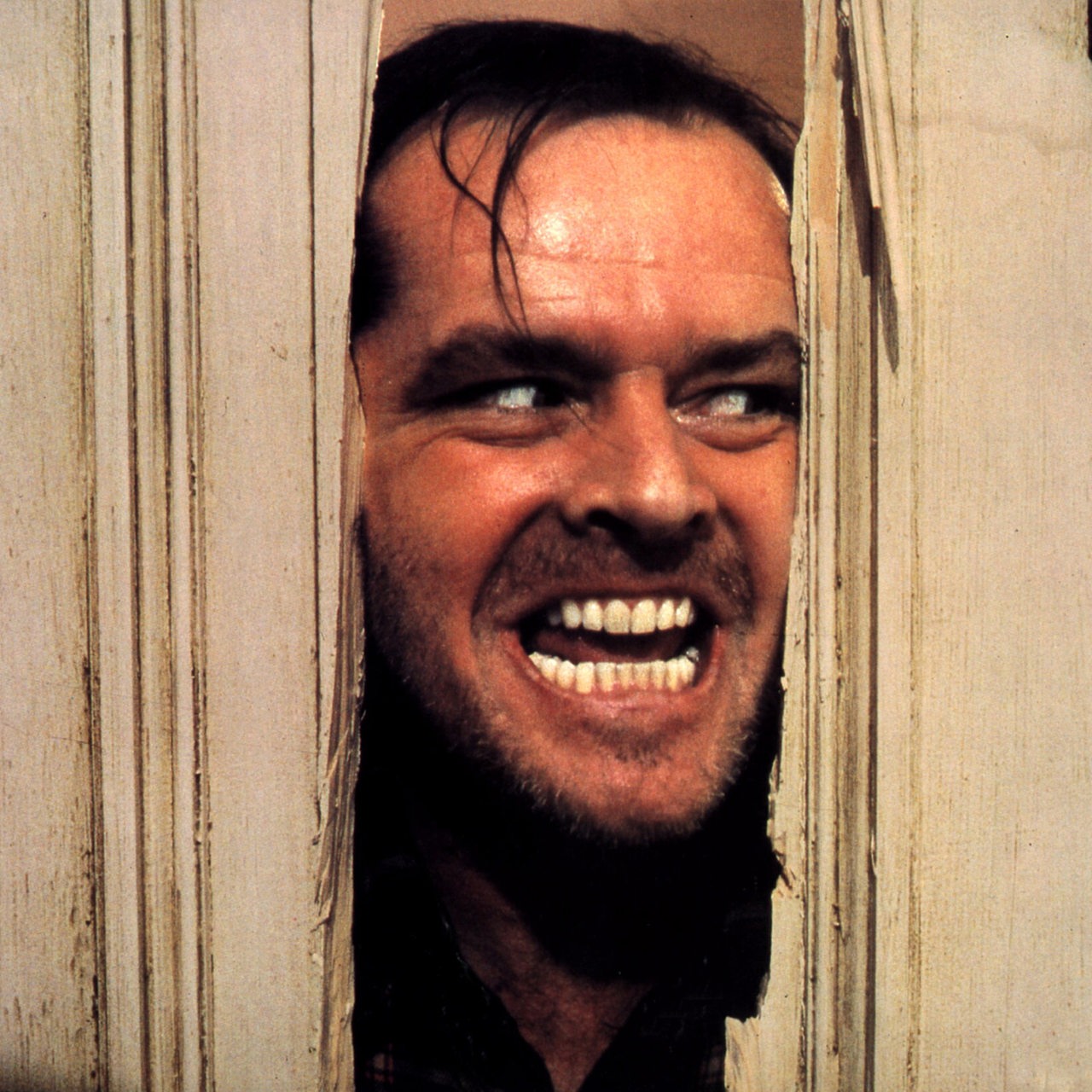 Jack Nicholson 1979 in seiner legendären Rolle in Stanley Kubricks "Shining"