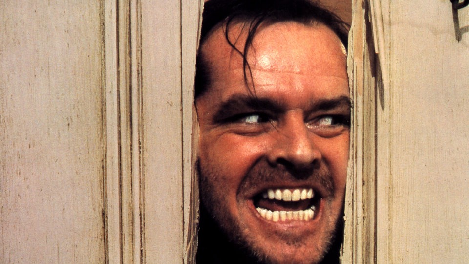 Jack Nicholson 1979 in seiner legendären Rolle in Stanley Kubricks "Shining"