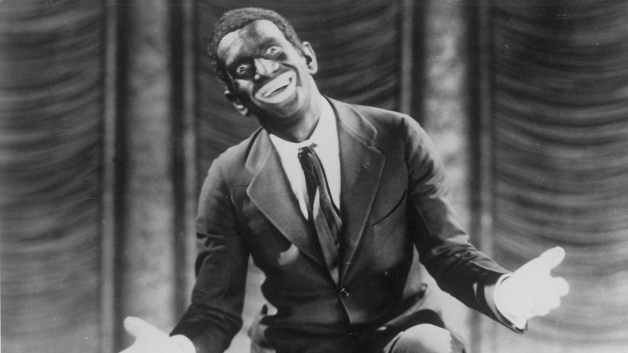 Al Jolson als "Der Jazz-Saenger" Film / Einzeltitel: "Der Jazz-Saenger" (The Jazz Singer) (USA 1927; Regie: Alan Crosland; Buch: Al Cohn). - Szene mit Al Jolson in der Titelrolle.