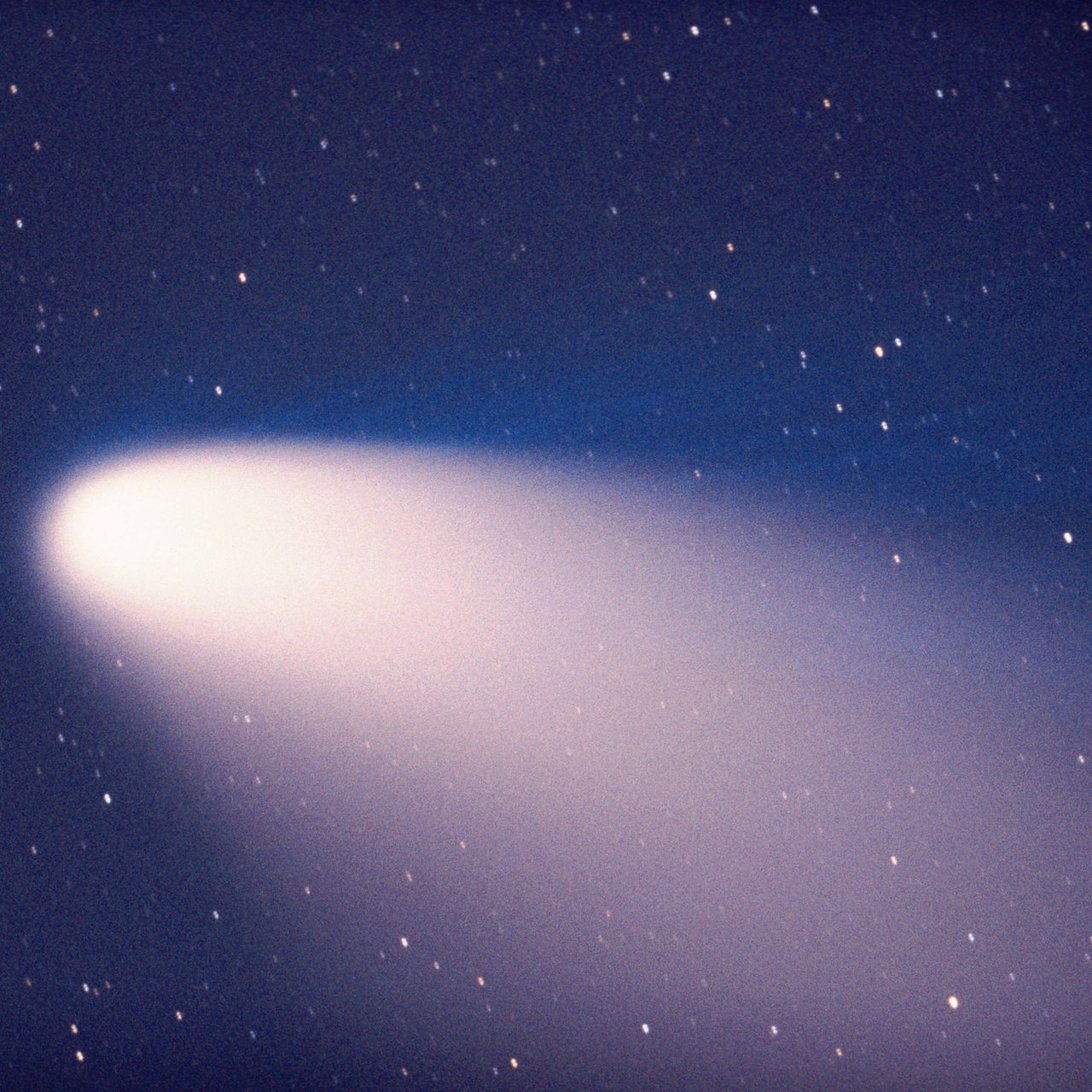 Komet Hale Bopp am Himmel in Baden-Württemberg 2005
