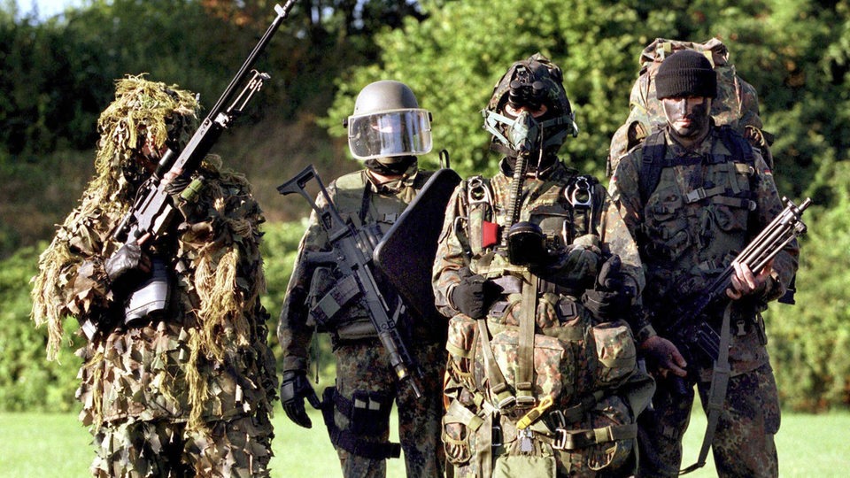 Soldaten des KSK im Jahre 1996 (Archivbild)