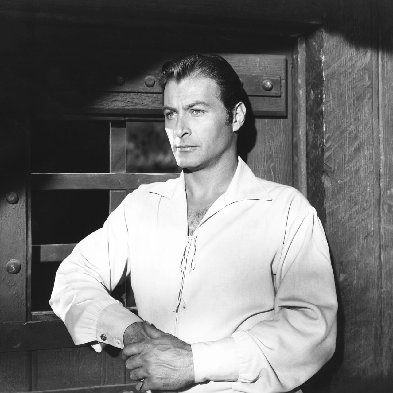 Lex Barker 1955 im Film "Duell am Mississippi"