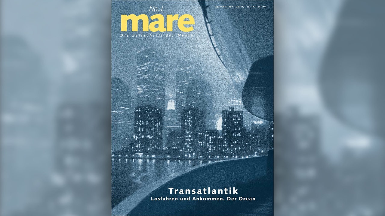 Cover der 1. Ausgabe der Zeitschrift MARE vom 9.4.1997