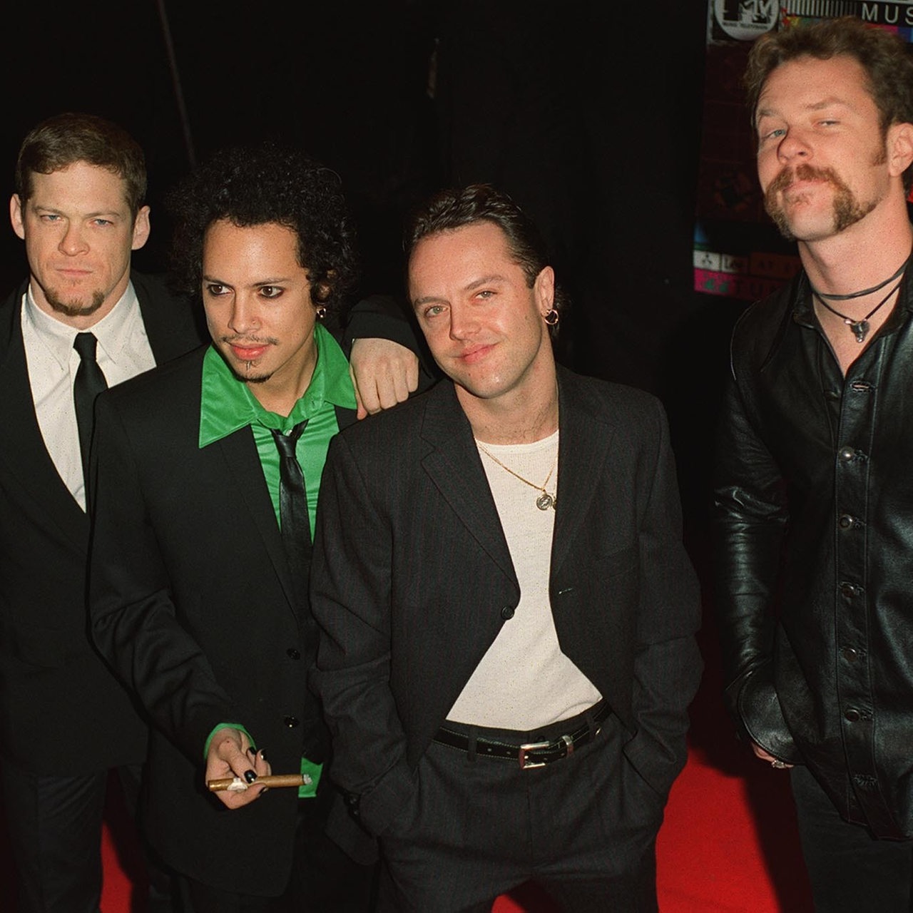 Die Band Metallica im Jahr 1996 (Archivbild)