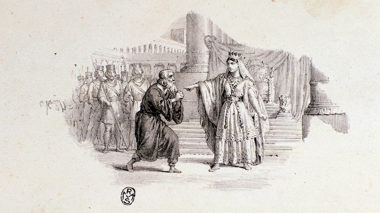 Illustration zur Oper "Nabucco" von Giuseppe Verdi  (Archivbild)