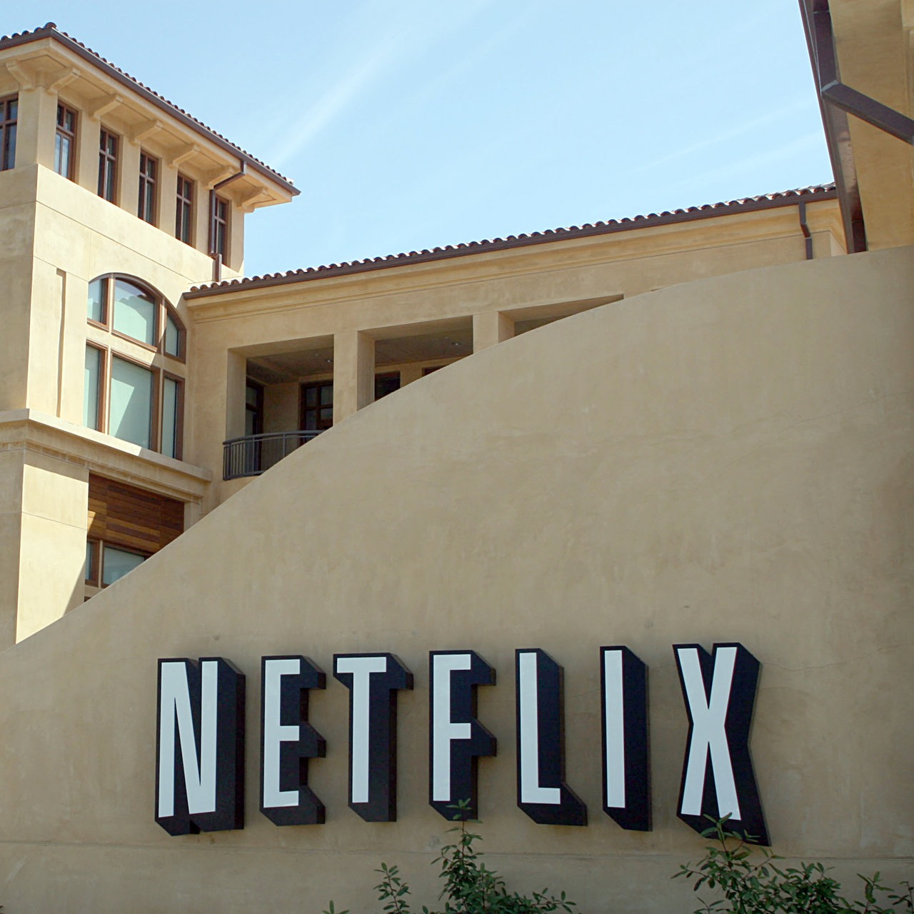 Die Firmenzentrale von Netflix in Silicon Valley