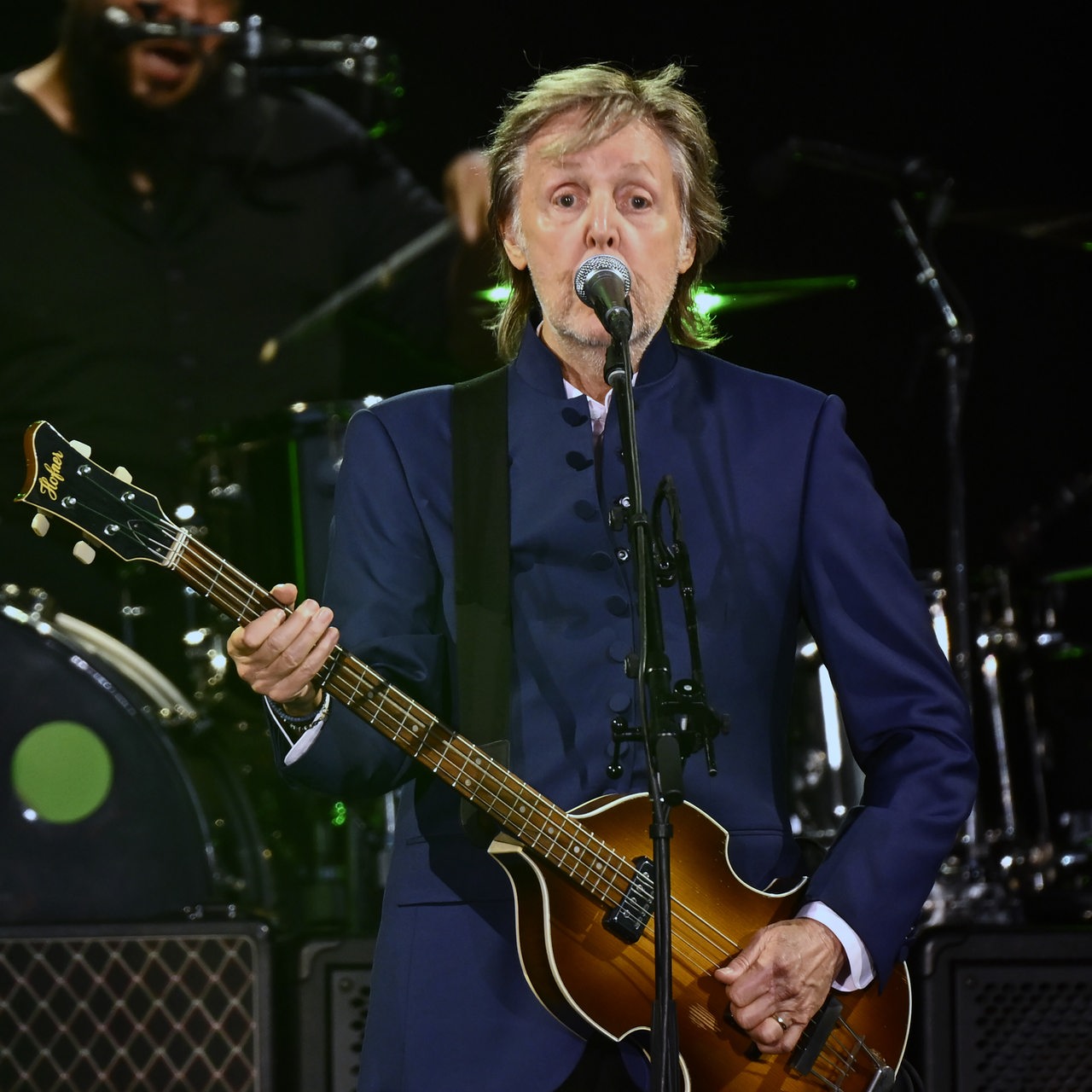 Paul McCartney auf der Bühne im Camping World Stadium in Orlando, Mai 2022