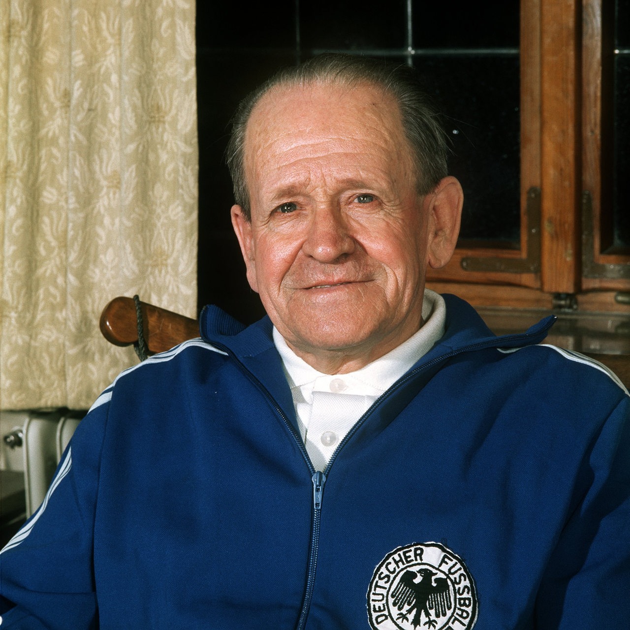 Sepp Herberger, Ehemaliger Bundestrainer der deutschen Fußball-Nationalmannschaft. Aufgenommen am 28. März 1972