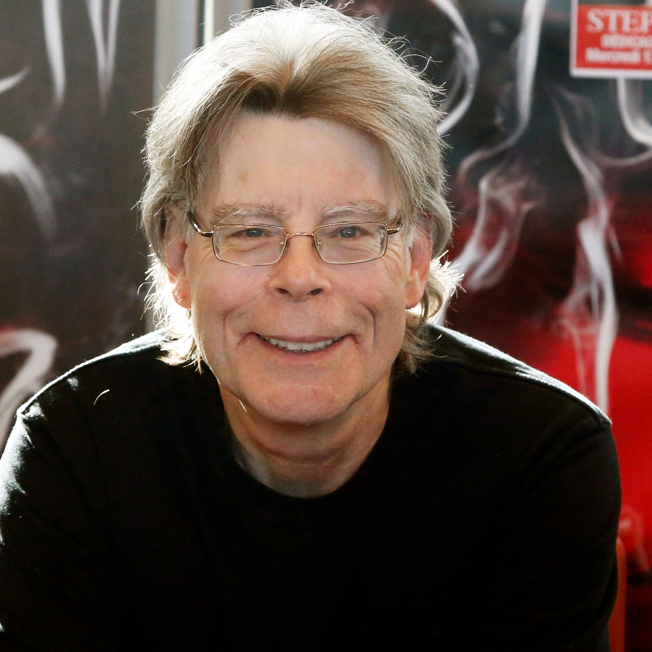 Porträt des Autors Stephen King bei einer Buchpräsentation 2013