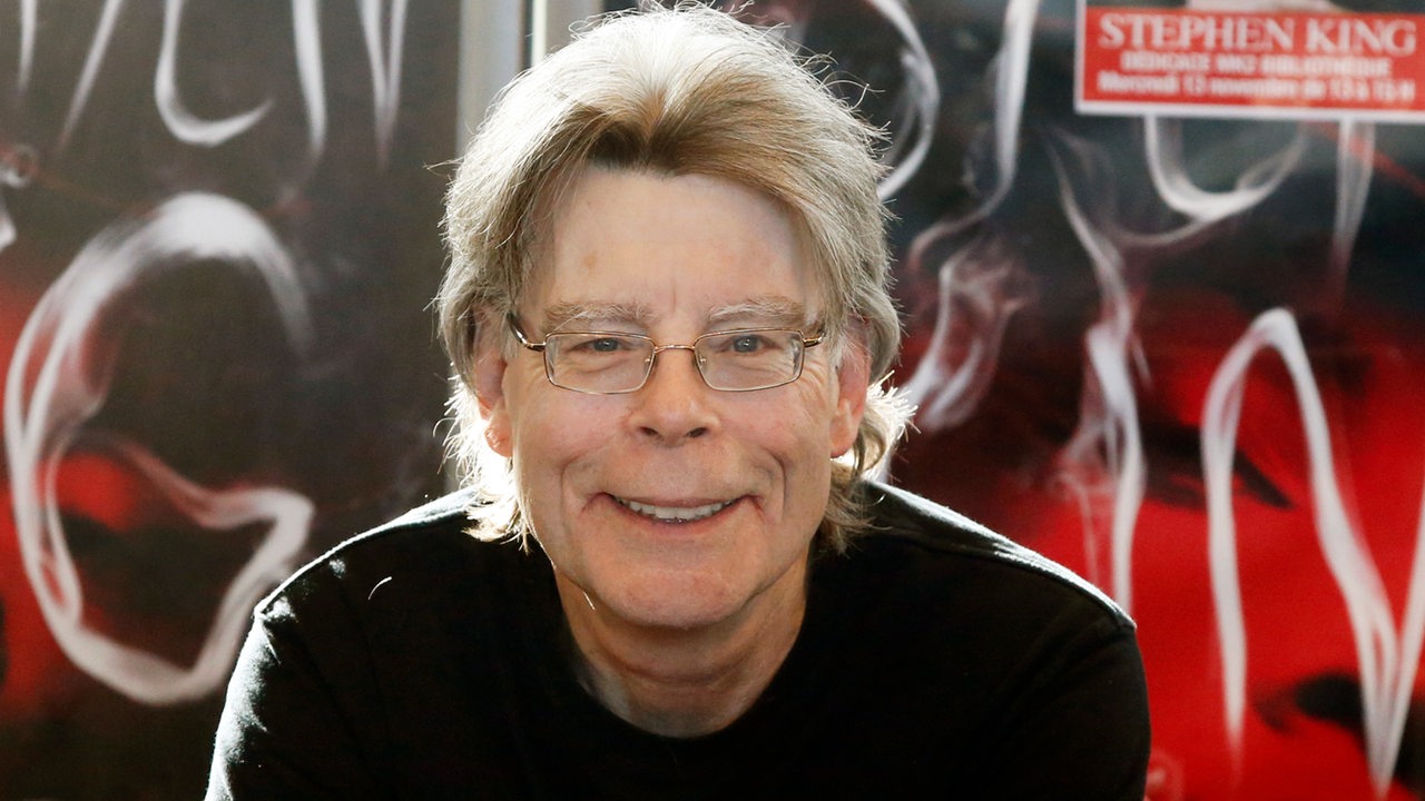 Porträt des Autors Stephen King bei einer Buchpräsentation 2013