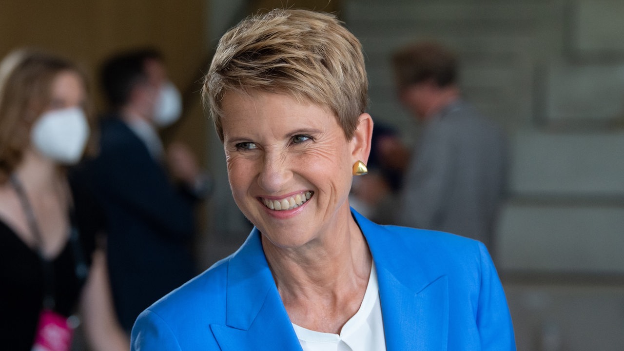 Susanne Klatten, Unternehmerin, kommt zur Eröffnung des Gründerzentrums «Munich Urban Colab» im Mai 2021