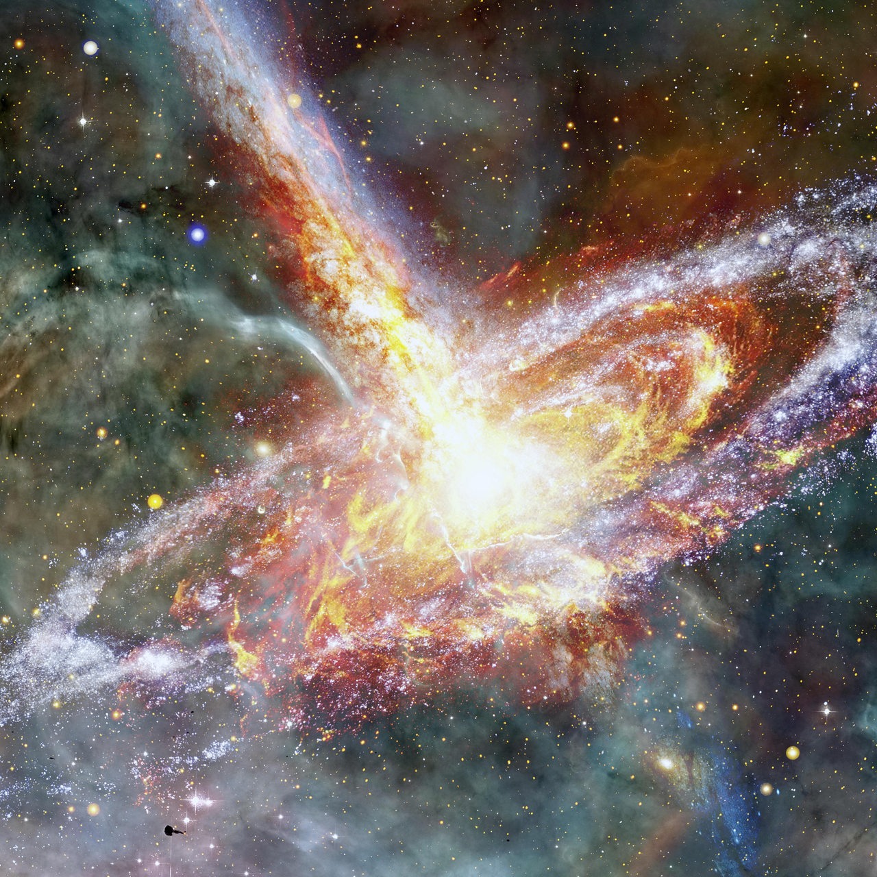 NASA Aufnahme von pulsierendem Nebel im All