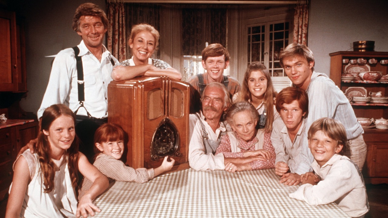 Die drei Generationen der Familie Waltons.