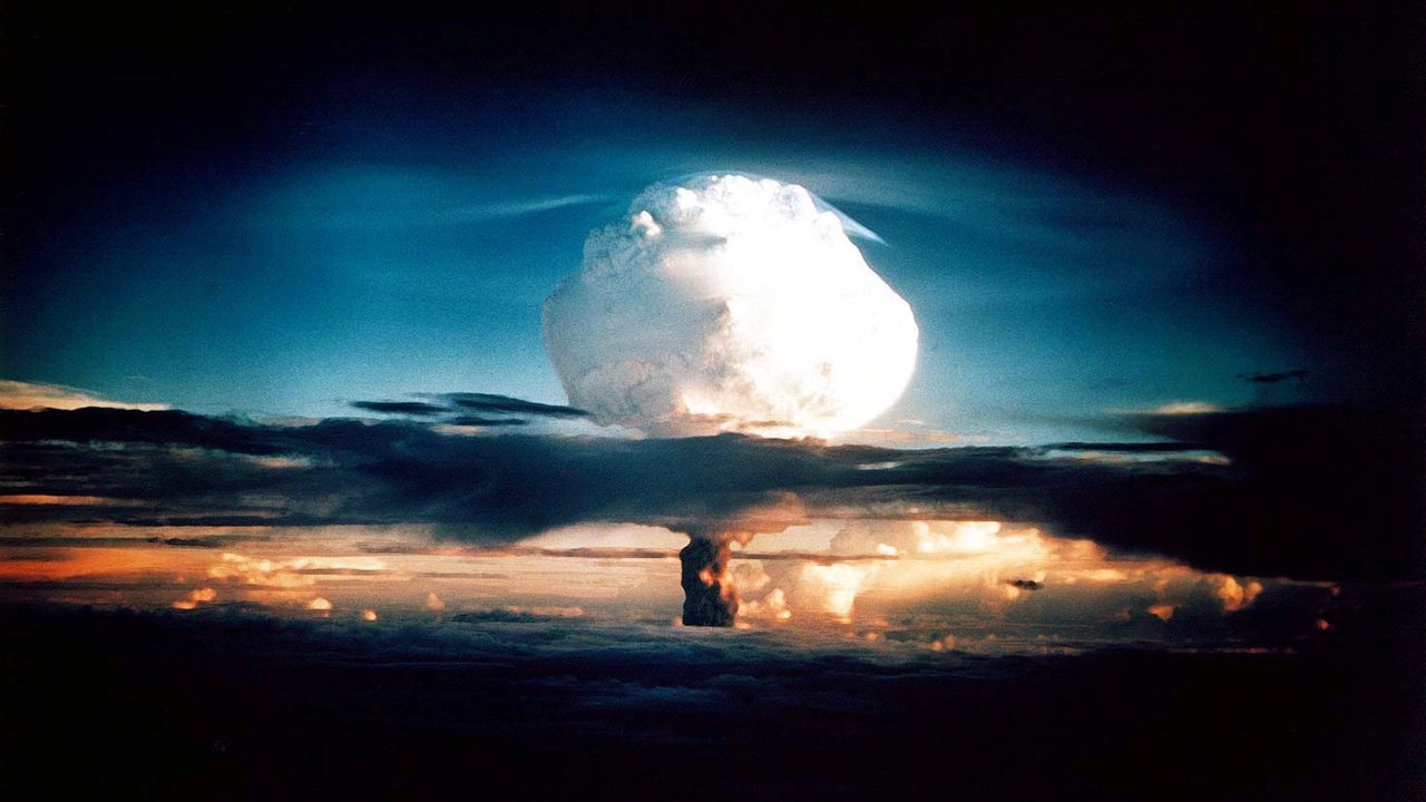 Am 1. November 1952 zündeten die USA auf einem Atoll der Marshall-Inseln im Pazifik die erste Wasserstoffbombe.