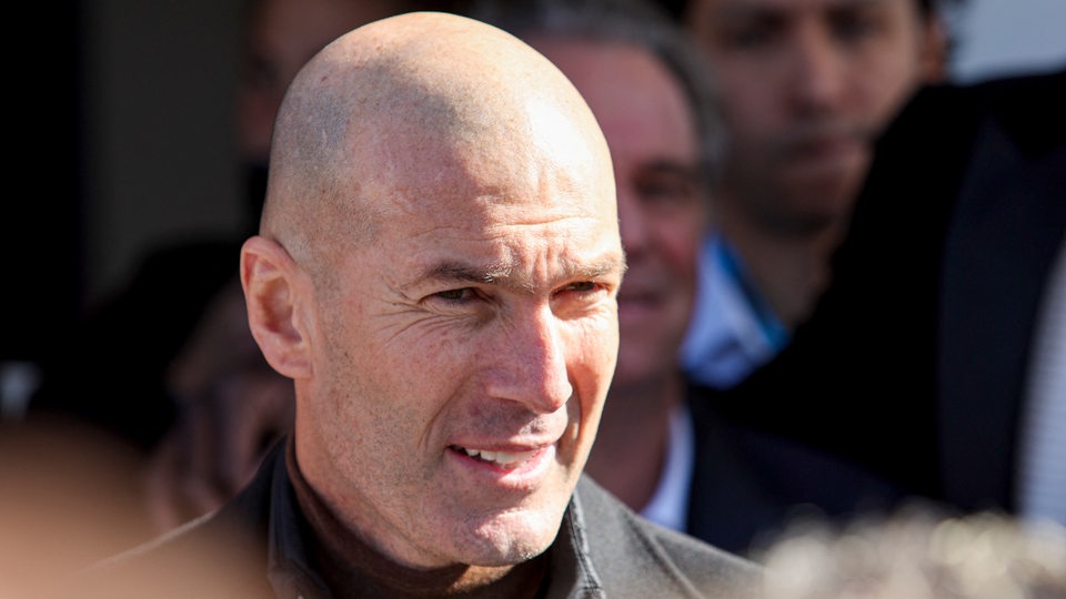 Porträt von  Zinédine Zidane