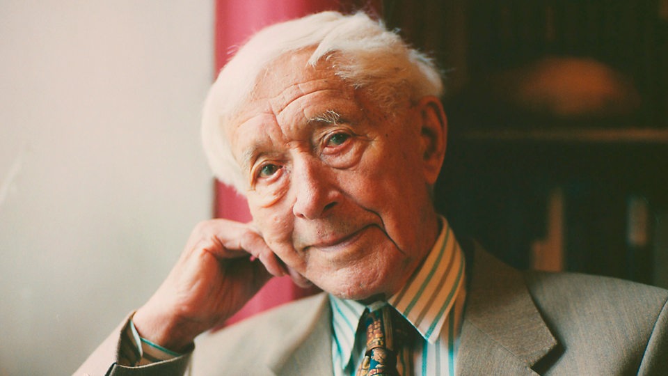 Porträtaufnahme von Ernst Jünger im Jahr 1997