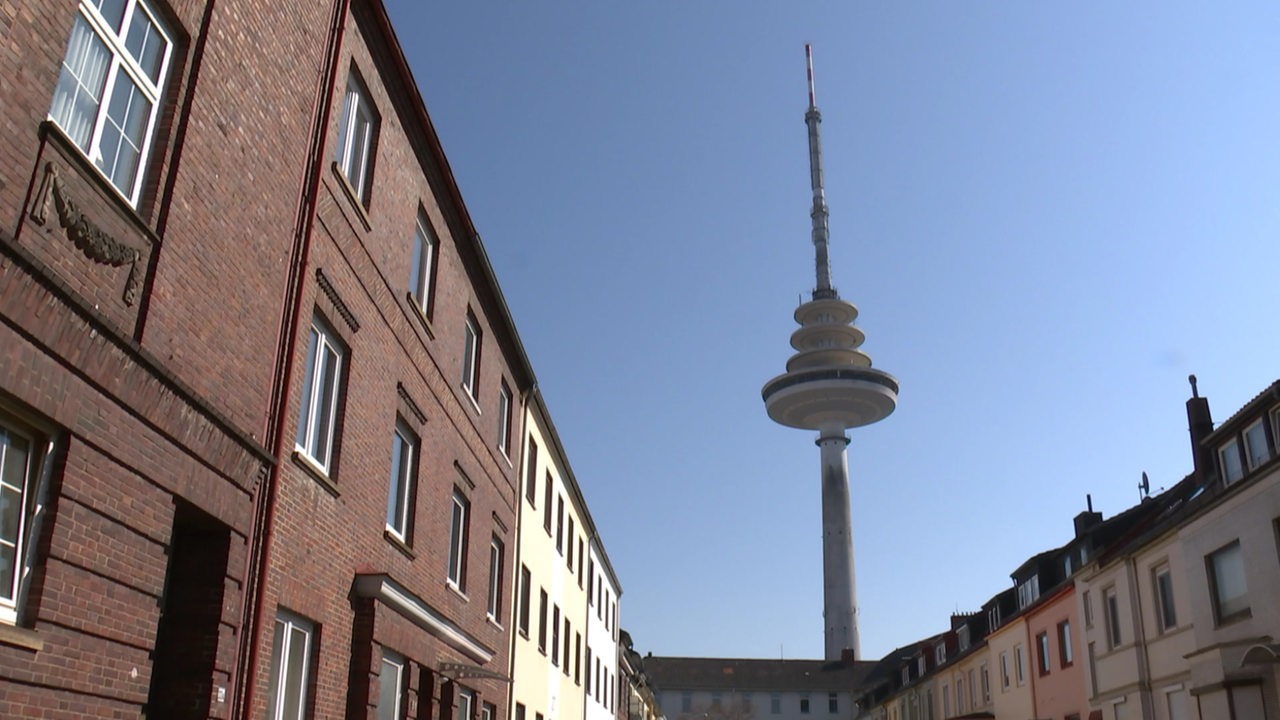 Der Fernsehturm in Bremen