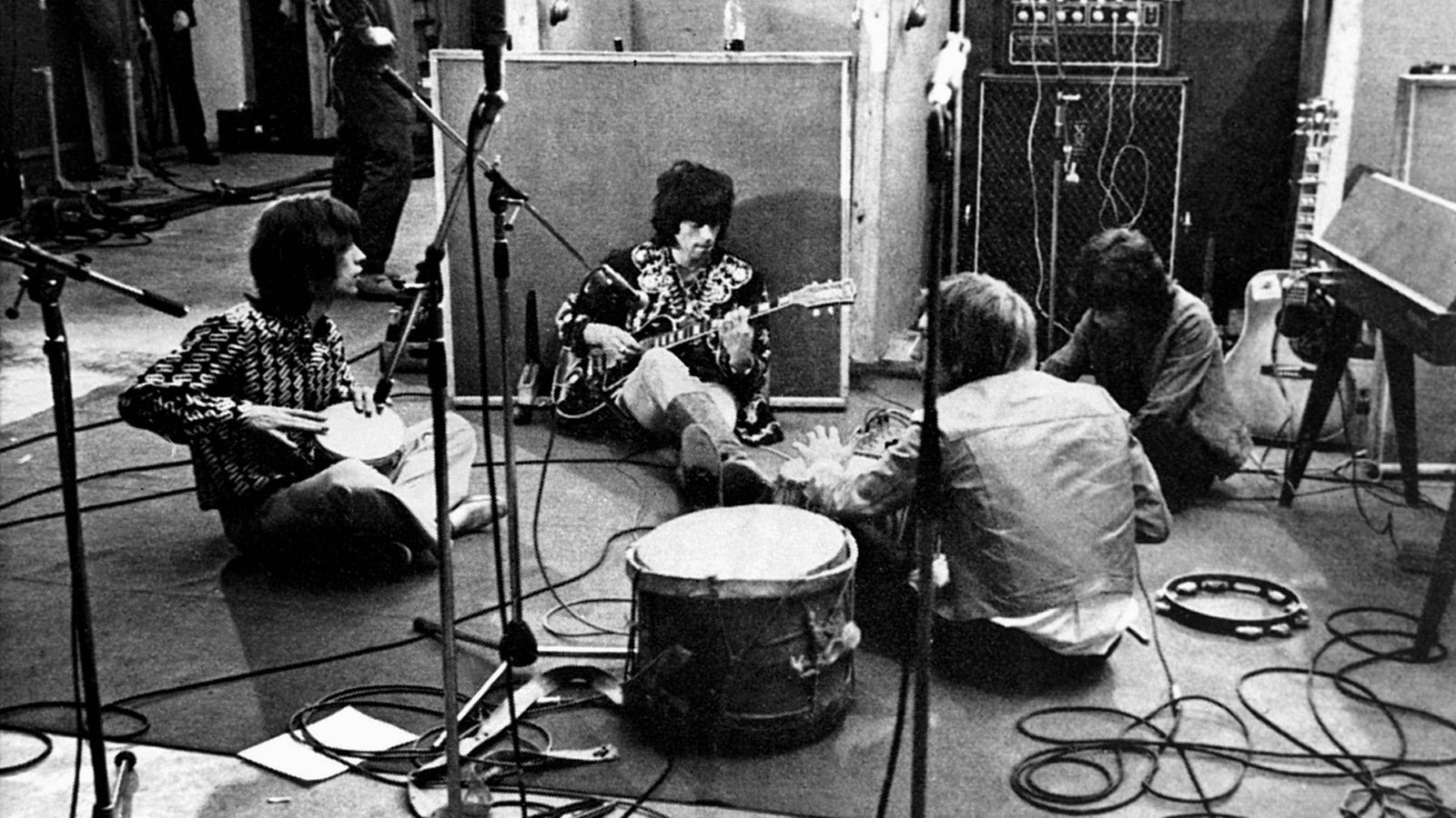 Szenefotos aus dem Rolling Stones Film: Sympathy For The Devil (1968) Regie: Jean-Luc Godard 1968