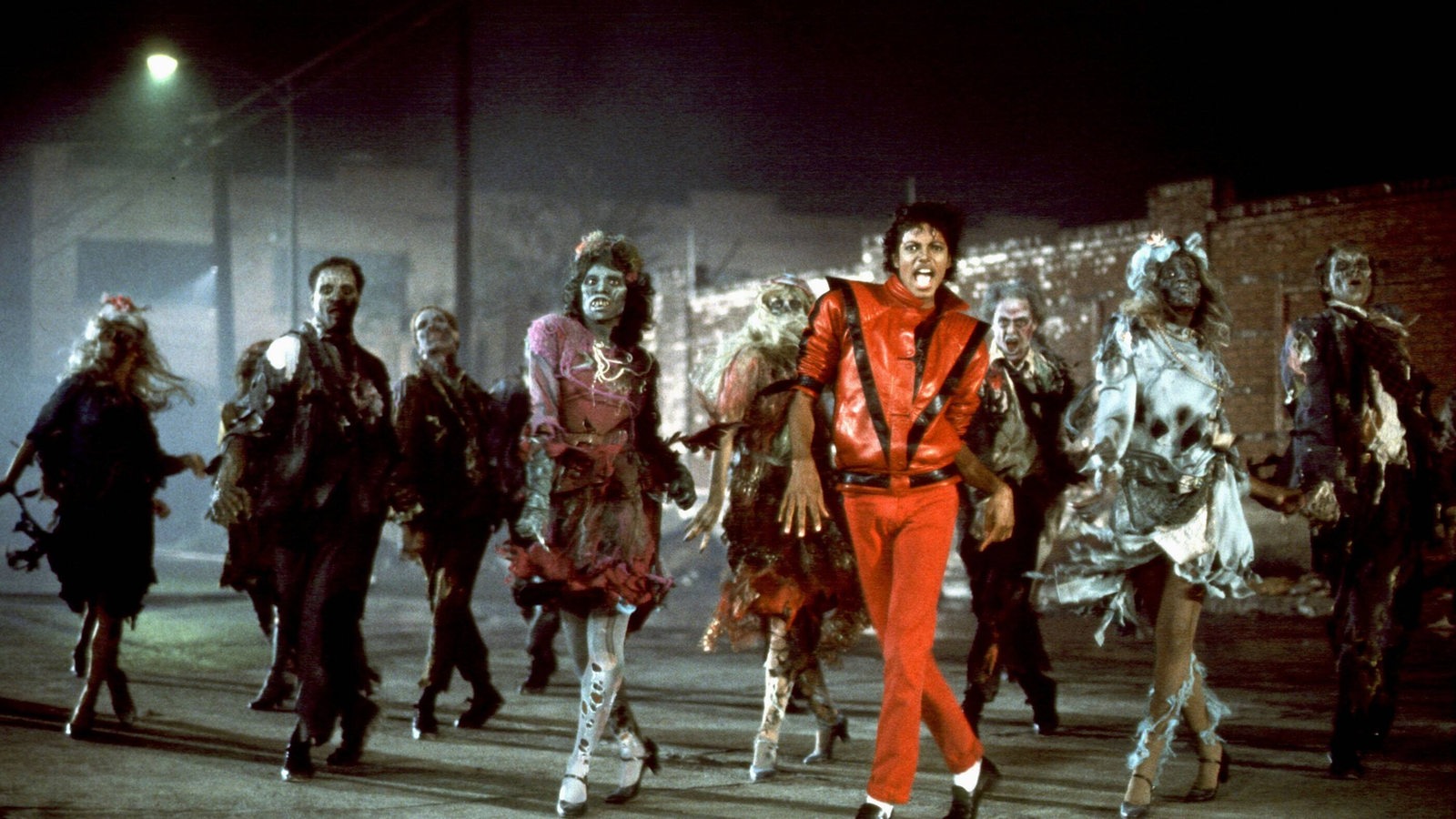 Bild aus dem Musikvideo zu Thriller von Michael Jackson