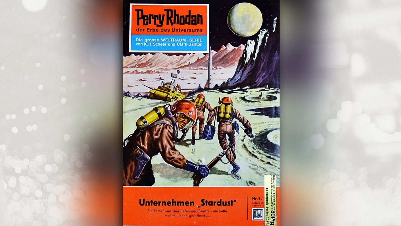 Cover des ersten Perry Rhodan Heftes "Unternehmen Stardust"
