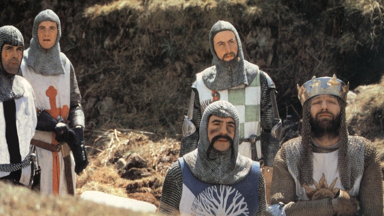 Szene aus "Die Ritter der Kokosnuss (Monty Python and the Holy Grail, 1975)
